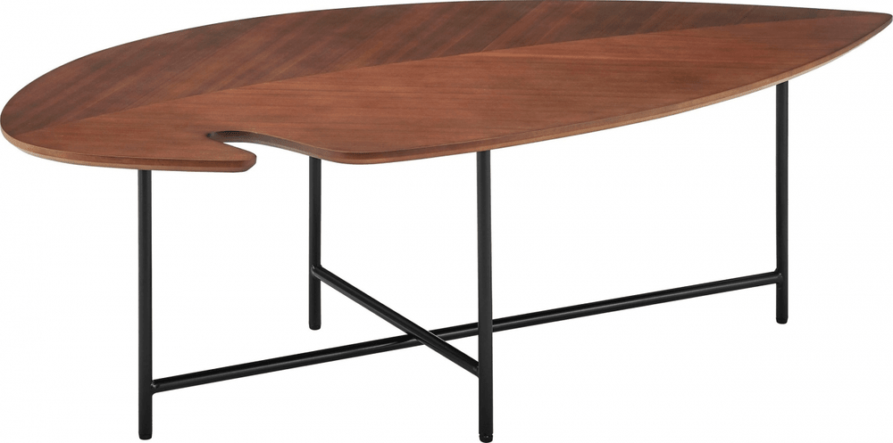 Danish Style Konferenčný stolík Letysa, 120 cm, tmavo hnedá